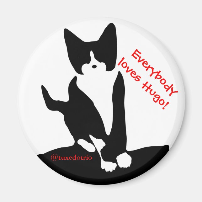 Alle Lieben Hugo Magnet (Vorne)