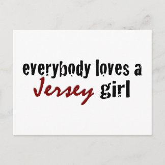 Alle Lieben Jersey Girl Postkarte