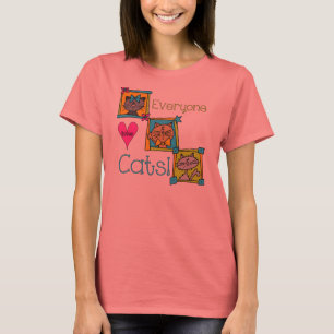 Alle Lieben Katzen T-Shirt