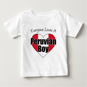 Alle Lieben Peruanischer Junge Baby T-shirt