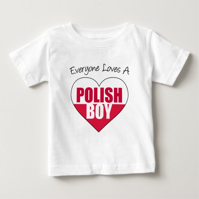 Alle Lieben Polnischer Junge Baby T-shirt (Vorderseite)