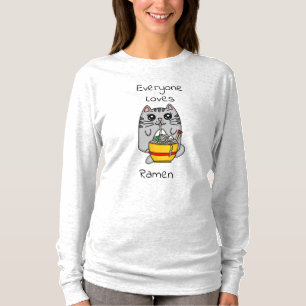 Alle Lieben Ramen   Funny Cat Pub T-Shirt