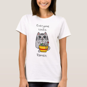 Alle Lieben Ramen Funny Cat Pub T-Shirt
