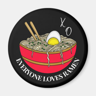 Alle Lieben Ramen   Funny Christmas Puff Magnet