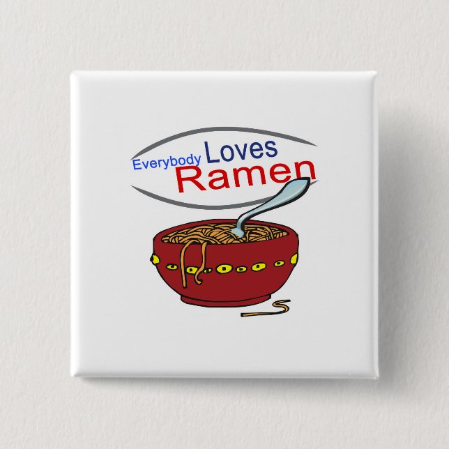 Alle Lieben Ramen Parody Button (Vorderseite)
