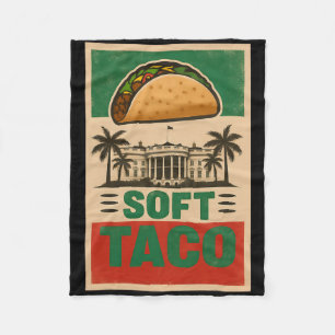Alle Lieben Tacos! Lass uns Taco gehen! Soft Taco Fleecedecke