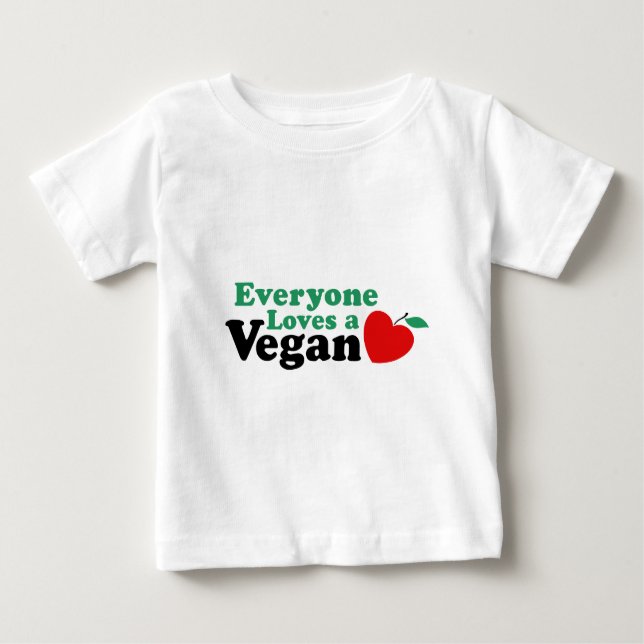 Alle Lieben Vegan Baby T-shirt (Vorderseite)