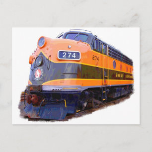 Alle Lokomotiven Postkarte