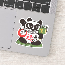 Alle Lucky Panda Gott Aufkleber