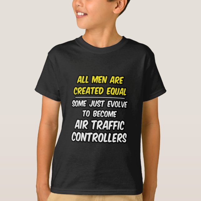 Alle Männer sind gleich... Flugverkehrsleiter T-Shirt (Vorderseite)