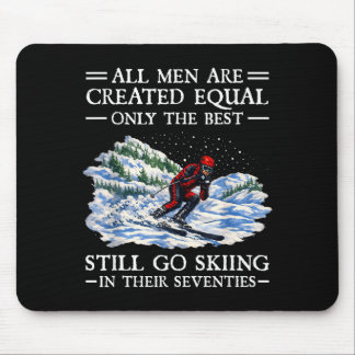 Alle Männer sind gleich und gehen in ihren Siebzig Mousepad