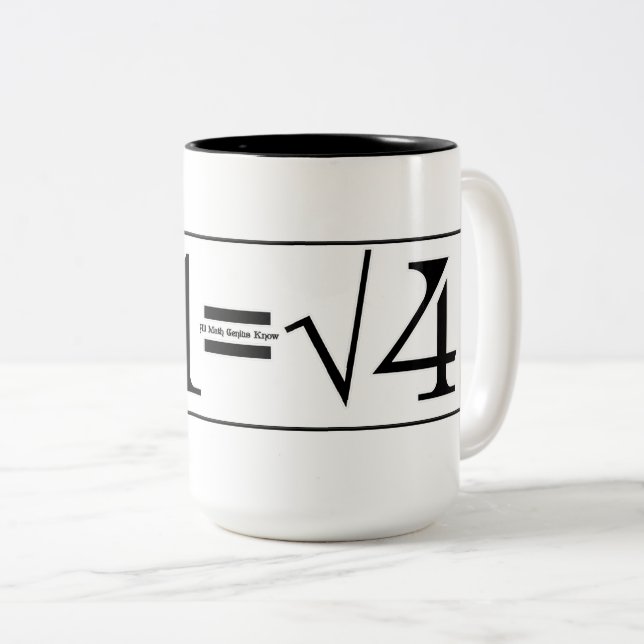 Alle Math Genius Know Zweifarbige Tasse (VorderseiteRechts)