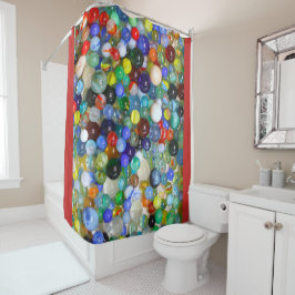 Alle meine Murmeln Duschvorhang