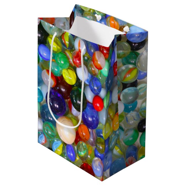 Alle meine Murmeln Mittlere Geschenktüte (Vorderseite Schrägansicht)