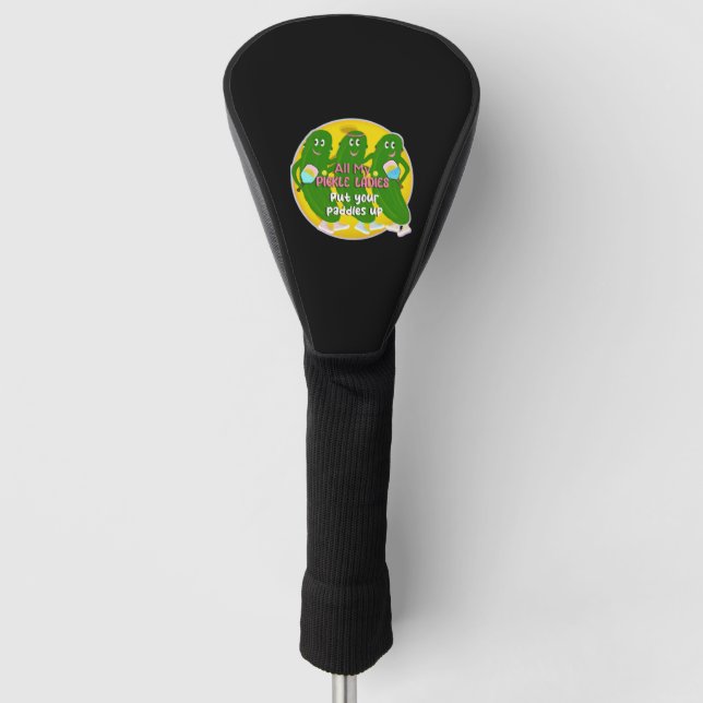 Alle meine Pickles Golf Headcover (Vorderseite)