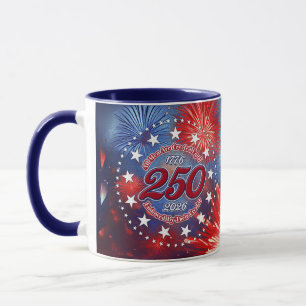 Alle Menschen sind als grafische Feuerwerksexplosi Tasse