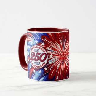 Alle Menschen sind grafische Feuerwerkskörper Rot Tasse