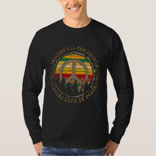 Alle Menschen stellen sich das Leben in Frieden vo T-Shirt