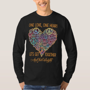 Alle Menschen stellen sich das Leben in Frieden vo T-Shirt
