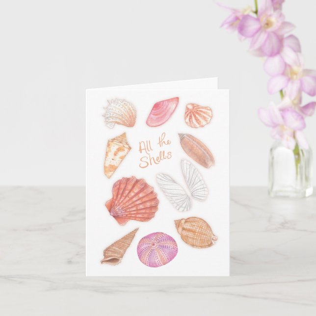 Alle Muscheln Karte (Orchidee)