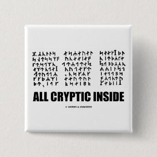 Alle mysteriöses Innere (Runic Kryptogramm Jules Button