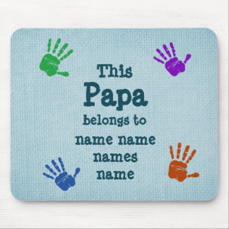 ALLE Namen ändern Dieses Papa gehört zu, Großvater Mousepad