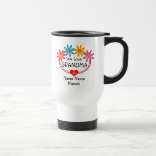ALLE Namen Oma Kids Name Blume Herz ändern Reisebecher