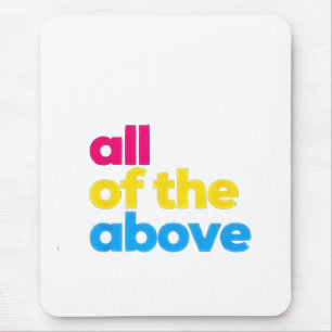 Alle oben genannten LGBT-Pride Monate Mousepad
