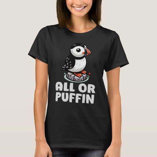 alle oder Puffin T-Shirt (Vorderseite)