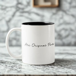 Alle Originalersatzteile Zweifarbige Tasse