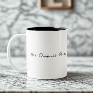 Alle Originalersatzteile Zweifarbige Tasse