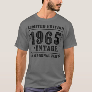 Alle Originalteile Vintag 1965 limitierte Auflage T-Shirt