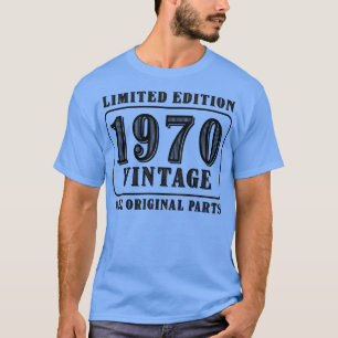Alle Originalteile Vintag 1970 limitierte Auflage T-Shirt
