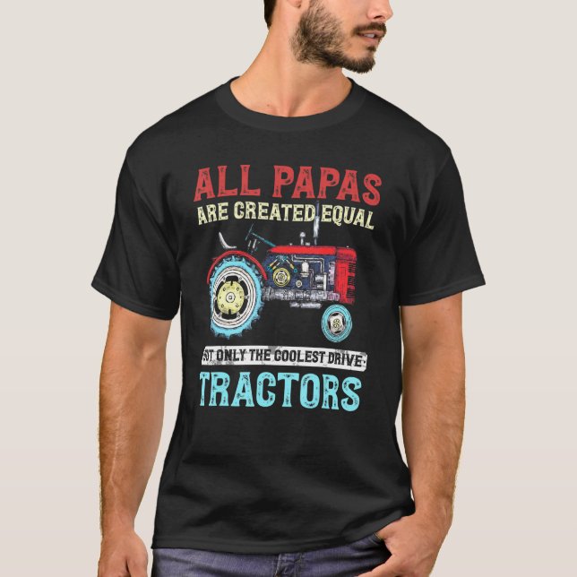 Alle Papas sind gleich dem Coolen Laufwerk erstell T-Shirt (Vorderseite)