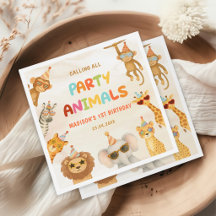 Alle Party-Tiere kommen - Safari 1. Geburtstag