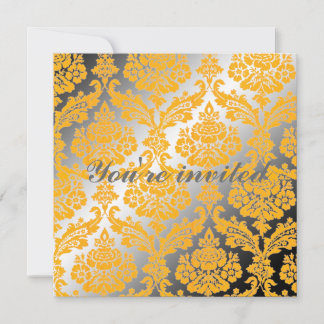 Alle Partys Einladung. Gelber Damm Einladung