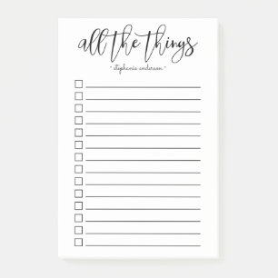 Alle Personalisierten Handschriften Post-it Klebezettel