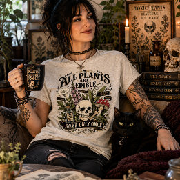 Alle Pflanzen sind essbar, einige nur einmal. Tri-Blend Shirt