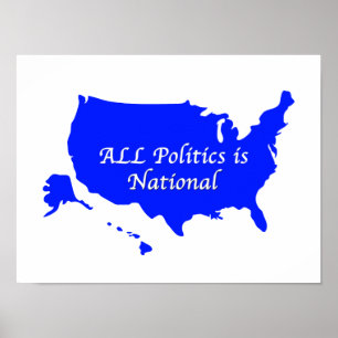 Alle Politikbereiche sind national Poster