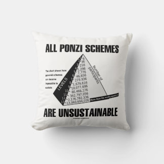 Alle Ponzi-Systeme sind nicht nachhaltig (Econ-Spa Kissen