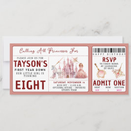 Alle Prinzessinnen Magical Castle 8. Geburtstag ru Einladung