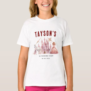 Alle Prinzessinnen Magical Castle 8. Geburtstag ru T-Shirt