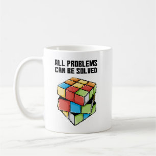 Alle Probleme können positiv gelöst werden Kaffeetasse