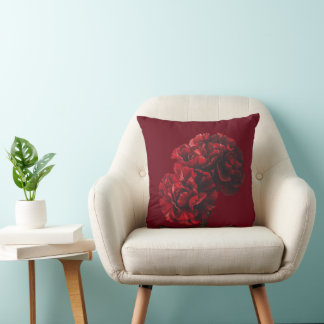 Alle Red Carnation Blumen Pillow Kissen