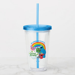 Alle Regenbogen führen zur Sesamstraße Acryltrinkbecher