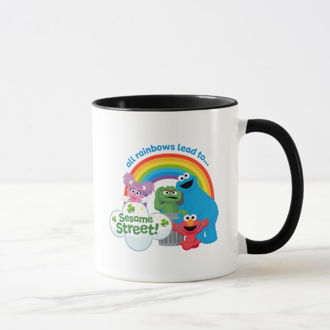 Alle Regenbogen führen zur Sesamstraße Tasse (Rechts)