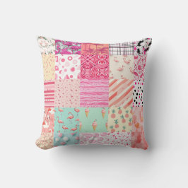 Alle rosa Flamingo Cheat Quilt Muster 2025 Kissen