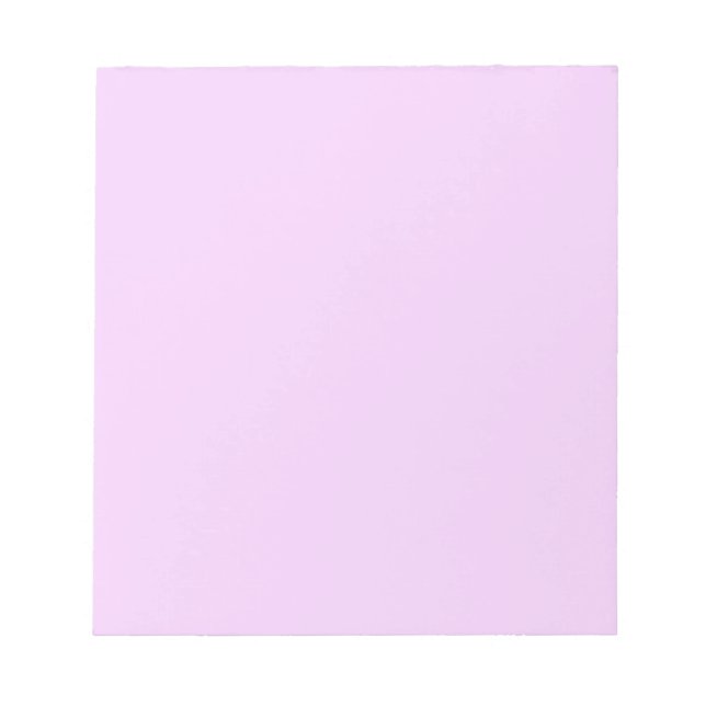 Alle rosa nichts außer farbrosa hellrosa notizblock (Vorderseite)