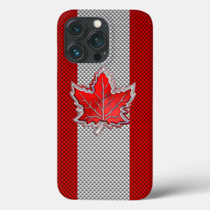 Alle roten Ahornblätter aus Kanada auf der Carbon Case-Mate iPhone Hülle