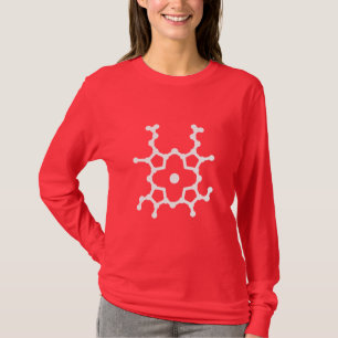 Alle roten langen Hülsen T-Shirt